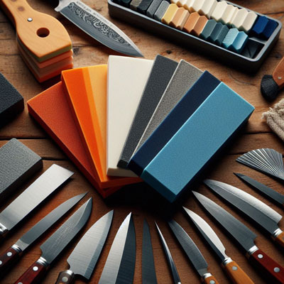 piedras de afilar al agua